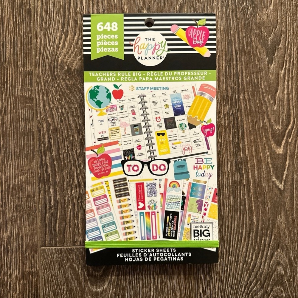The Happy Planner “Teachers Rule - BIG” Sticker Book